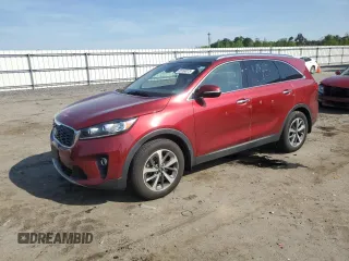 2019 Kia Sorento EX z VIN 5XYPH4A55KG466464, wystawiony jako Copart lot #55154075 z przebiegiem 129 831 mil mil oraz Szkoda całkowita • Salvage title. Historia ofert i sprzedaży dostępna na DreamBid. Obrazek 1.