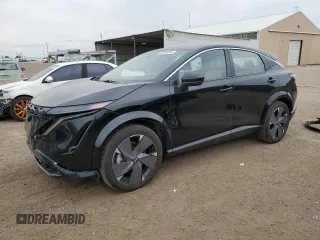 2023 Nissan ARIYA Engage with VIN JN1AF0BAXPM401442, listed as a Copart auction lot 64926345 with 7,561 mi miles and Clean title. Bid and sale history available at DreamBid. Image 1.