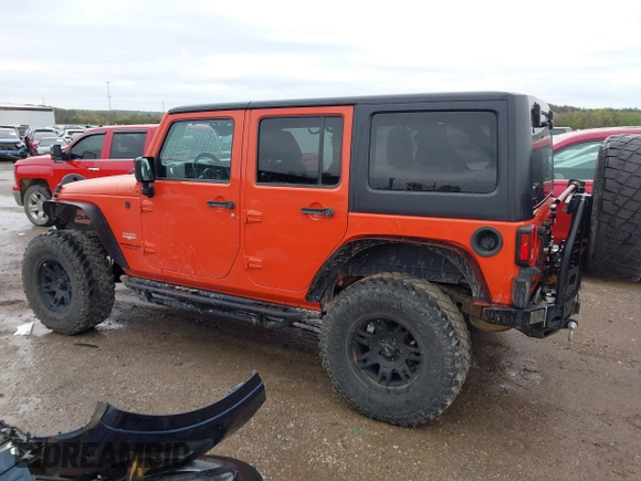 2015 Jeep Wrangler Unlimited Sahara with VIN 1C4BJWEG6FL603265, listed as a IAAI auction lot 41956606 with 70,983 mi miles. Bid and sale history available at carsss.com. Image 14.