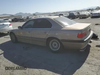2001 BMW 7 Series 740i with VIN WBAGG83401DN83796, listed as a Copart auction lot 61862025 with Not provided miles and Salvage title. Bid and sale history available at DreamBid. Image 2.