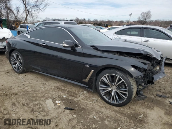 2017 Infiniti Q60 Premium z VIN JN1EV7EL7HM553190, wystawiony jako Copart lot #45915135 z przebiegiem 129 584 mil mil oraz Szkoda całkowita • Salvage title. Historia ofert i sprzedaży dostępna na DreamBid. Obrazek 4.
