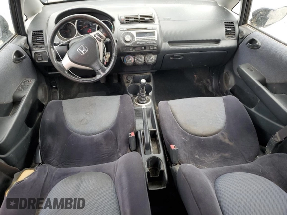 2007 Honda Fit Sport with VIN JHMGD37617S004392, listed as a Copart auction lot 44965225 with 137,896 mi miles and Salvage Title. Bid and sale history available at carsss.com. Image 8.