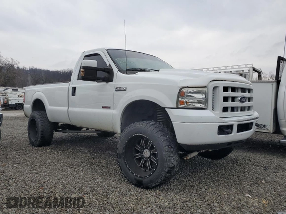 2007 Ford F-350 XL with VIN 1FTWF31P77EB13964, listed as a Copart auction lot 86046944 with 126,568 mi miles and Salvage title. Bid and sale history available at DreamBid. Image 1.
