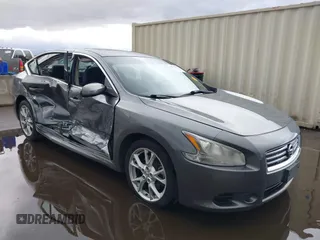 2014 Nissan Maxima 3.5 SV w/Premium Pkg with VIN 1N4AA5AP7EC906166, listed as a IAAI auction lot 41752534 with 81,490 mi miles. Bid and sale history available at carsss.com. Image 1.