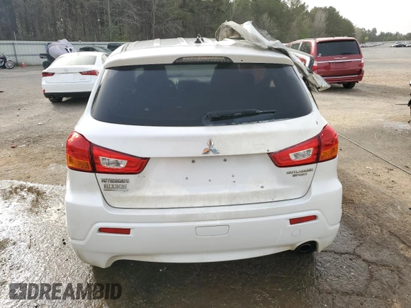 2011 Mitsubishi Outlander Sport SE with VIN JA4AP4AU2BZ005279, listed as a Copart auction lot 49725245 with 187,878 mi miles and Salvage Title. Bid and sale history available at carsss.com. Image 6.