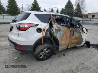 2017 Ford Escape Titanium with VIN 1FMCU9JD7HUC92043, listed as a Copart auction lot 52312455 with 0 mi miles and Non Repairable. Bid and sale history available at carsss.com. Image 3.
