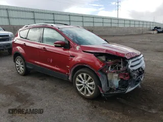 2018 Ford Escape Titanium with VIN 1FMCU9J94JUC62242, listed as a Copart auction lot 59770835 with 139,316 mi miles and Salvage title. Bid and sale history available at DreamBid. Image 4.