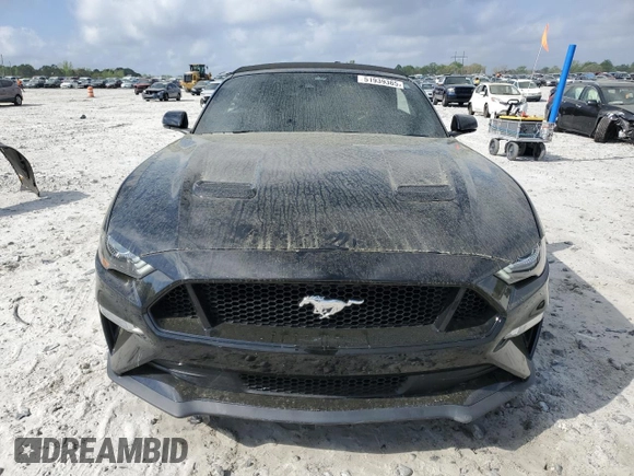 2022 Ford Mustang GT Premium with VIN 1FATP8FF6N5134367, listed as a Copart auction lot 51939385 with 18,580 mi miles and Salvage Title. Bid and sale history available at carsss.com. Image 5.