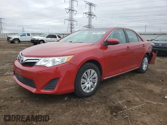2012 Toyota Camry L with VIN 4T4BF1FK8CR267178, listed as a Copart auction lot 50821945 with 58,131 mi miles and Salvage Title. Bid and sale history available at carsss.com. Image 1.