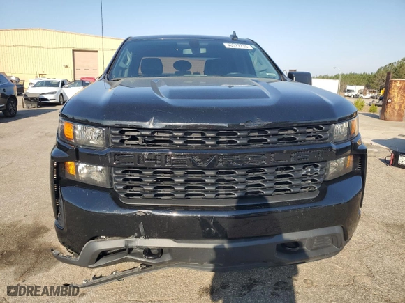 2021 Chevrolet Silverado 1500 Custom with VIN 3GCPYBEK0MG411476, listed as a Copart auction lot 48377735 with 84,145 mi miles and Salvage Title. Bid and sale history available at carsss.com. Image 5.