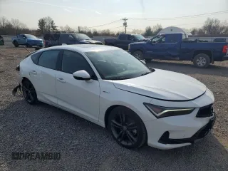 2024 Acura Integra Technology with VIN 19UDE4H64RA012647, listed as a Copart auction lot 48589755 with 10,299 mi miles and Salvage title. Bid and sale history available at DreamBid. Image 4.