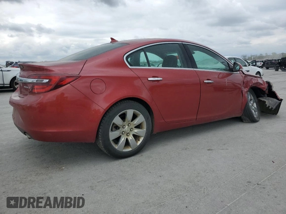 2014 Buick Regal Premium I with VIN 2G4GN5EXXE9222198, listed as a Copart auction lot 52641695 with 109,194 mi miles and Salvage Title. Bid and sale history available at carsss.com. Image 3.