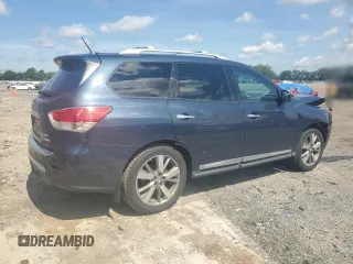 2015 Nissan Pathfinder SL with VIN 5N1AR2MM1FC705282, listed as a Copart auction lot 61608575 with 140,407 mi miles and Clean title. Bid and sale history available at DreamBid. Image 3.