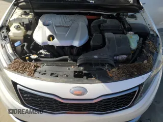 2013 Kia Optima Hybrid LX with VIN KNAGM4ADXD5043617, listed as a Copart auction lot 73847634 with 0 mi miles and Salvage Title. Bid and sale history available at carsss.com. Image 11.