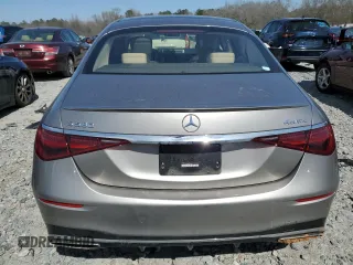 2021 Mercedes-Benz S 580 with VIN W1K6G7GB3MA056414, listed as a Copart auction lot 47523345 with Not Provided miles and Salvage Title. Bid and sale history available at DreamBid. Image 6.