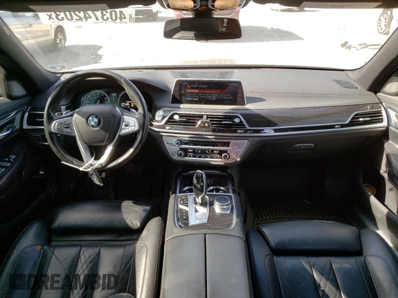 2016 BMW 7 Series 750i xDrive with VIN WBA7F2C58GG415596, listed as a Copart auction lot 40374203 with 91,226 mi miles. Bid and sale history available at carsss.com. Image 8.