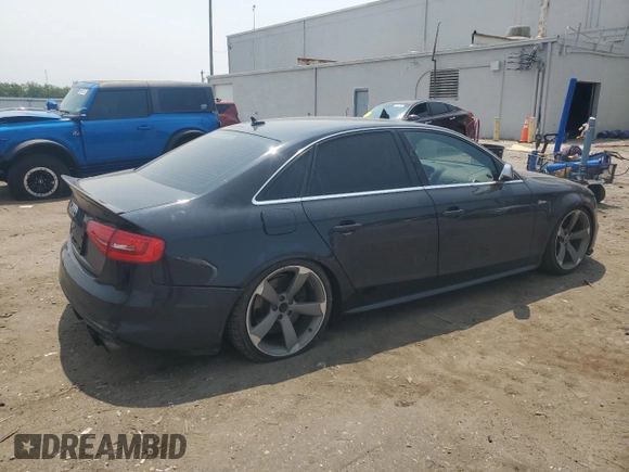 2014 Audi S4 Premium Plus z VIN WAUBGAFL1EA114888, wystawiony jako Copart lot #59292945 z przebiegiem 115 050 mil mil oraz Szkoda całkowita • Salvage title. Historia ofert i sprzedaży dostępna na DreamBid. Obrazek 3.