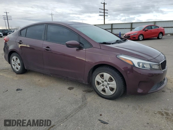 2017 Kia Forte LX with VIN 3KPFK4A72HE042924, listed as a Copart auction lot 49030225 with 64,299 mi miles and Salvage Title. Bid and sale history available at carsss.com. Image 4.