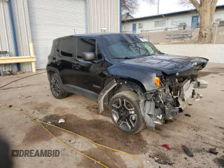 2021 Jeep Renegade Jeepster with VIN ZACNJDAB5MPM94301, listed as a Copart auction lot 45766755 with 100,582 mi miles and Salvage title. Bid and sale history available at DreamBid. Image 4.