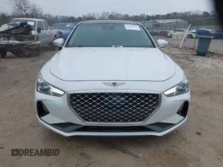 2020 Genesis G70 3.3T with VIN KMTG34LEXLU060919, listed as a IAAI auction lot 41619579 with 69,859 mi miles. Bid and sale history available at carsss.com. Image 13.