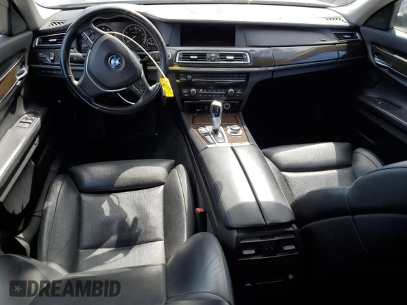 2012 BMW 7 Series 750i xDrive with VIN WBAKC6C55CDX99603, listed as a Copart auction lot 50835645 with 135,509 mi miles and Salvage Title. Bid and sale history available at DreamBid. Image 8.