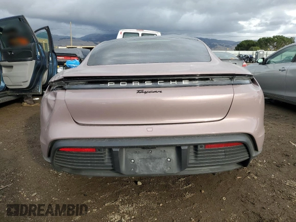 2022 Porsche Taycan with VIN WP0AA2Y11NSA14157, listed as a Copart auction lot 84951134 with 15,425 mi miles and Salvage title. Bid and sale history available at DreamBid. Image 6.