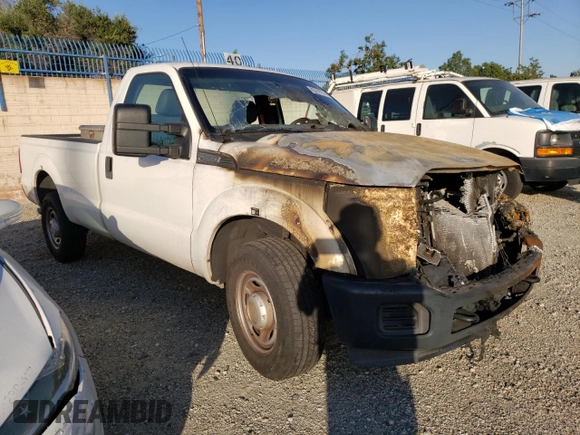 2013 Ford F-250 XL with VIN 1FTBF2A63DEB82081, listed as a Copart auction lot 85269204 with Not provided miles and Salvage title. Bid and sale history available at DreamBid. Image 4.
