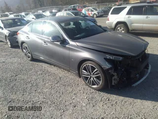 2016 Infiniti Q50 3.0t Premium with VIN JN1EV7AR1GM342771, listed as a IAAI auction lot 41735125 with 81,331 mi miles. Bid and sale history available at carsss.com. Image 1.