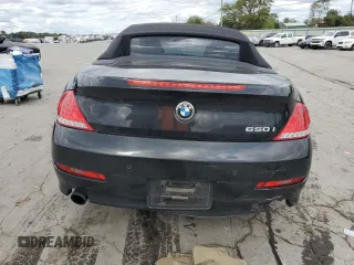 2010 BMW 6 Series 650i with VIN WBAEB5C51AC226047, listed as a Copart auction lot 73372084 with 107,163 mi miles and Clean Title. Bid and sale history available at carsss.com. Image 6.