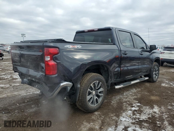 2023 Chevrolet Silverado 1500 LT with VIN 2GCUDDEDXP1153475, listed as a Copart auction lot 85351764 with 15,783 mi miles and Salvage Title. Bid and sale history available at carsss.com. Image 3.