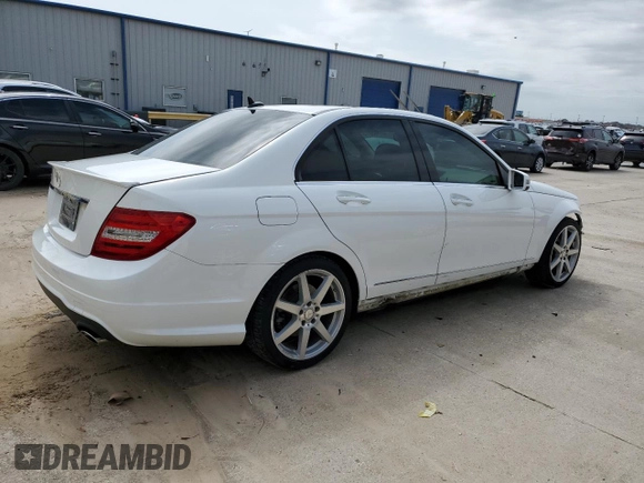 2013 Mercedes-Benz C 350 Sport with VIN WDDGF5HB2DA879863, listed as a Copart auction lot 52865914 with 50,273 mi miles and Clean Title. Bid and sale history available at DreamBid. Image 3.