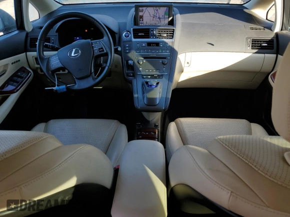 2010 Lexus HS 250h with VIN JTHBB1BA1A2014489, listed as a Copart auction lot 83256684 with 136,657 mi miles and Salvage Title. Bid and sale history available at DreamBid. Image 8.