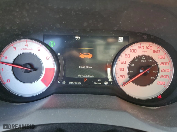 2023 Acura RDX w/A-Spec Package with VIN 5J8TC2H61PL801331, listed as a Copart auction lot 48678475 with 24,757 mi miles and Salvage Title. Bid and sale history available at carsss.com. Image 9.