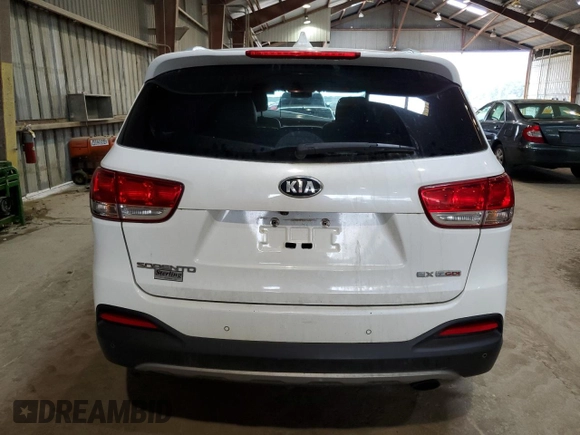 2017 Kia Sorento EX with VIN 5XYPH4A16HG257031, listed as a Copart auction lot 70830874 with Not provided miles and Salvage title. Bid and sale history available at DreamBid. Image 6.