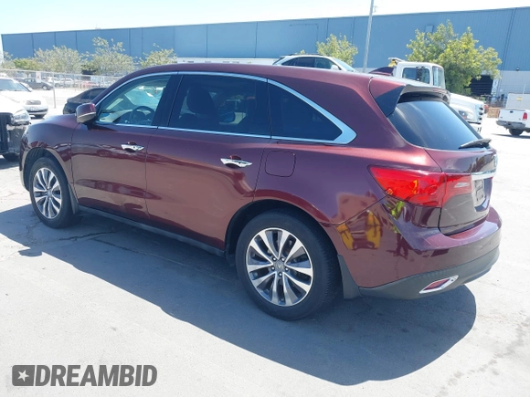 2014 Acura MDX Technology with VIN 5FRYD4H46EB017852, listed as a IAAI auction lot 42500807 with 82,639 mi miles and . Bid and sale history available at DreamBid. Image 3.
