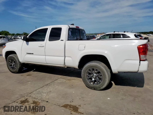 2022 Toyota Tacoma SR with VIN 3TYRX5GN7NT063798, listed as a Copart auction lot 57608435 with 31,115 mi miles and Salvage title. Bid and sale history available at DreamBid. Image 2.