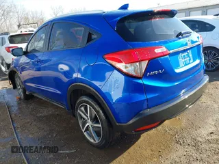 2021 Honda HR-V EX with VIN 3CZRU6H57MM752225, listed as a IAAI auction lot 41791264 with 62,972 mi miles. Bid and sale history available at carsss.com. Image 3.