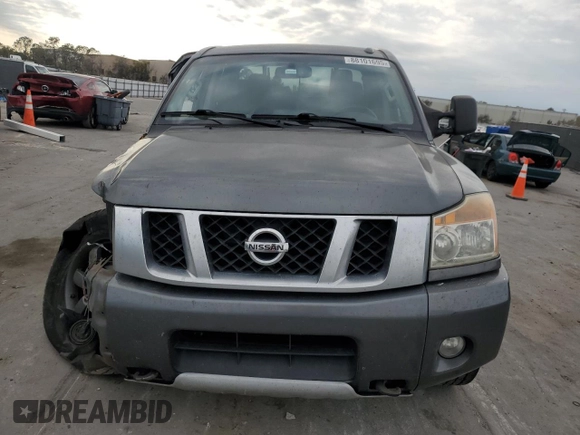 2015 Nissan Titan SV with VIN 1N6BA0ECXFN503651, listed as a Copart auction lot 88101695 with 120,649 mi miles and Salvage title. Bid and sale history available at DreamBid. Image 5.