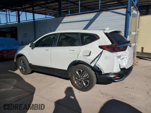 2021 Honda CR-V EX-L with VIN 2HKRW1H8XMH410531, listed as a Copart auction lot 45770965 with 46,471 mi miles and Salvage Title. Bid and sale history available at carsss.com. Image 2.
