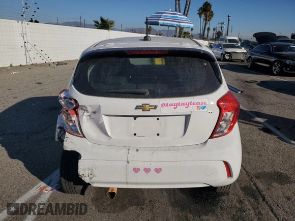 2022 Chevrolet Spark 1LT with VIN KL8CD6SAXNC016232, listed as a Copart auction lot 82709914 with 81,515 mi miles and Salvage Title. Bid and sale history available at carsss.com. Image 6.