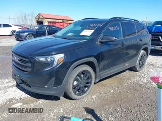 2020 GMC Terrain SLE with VIN 3GKALMEV5LL343244, listed as a IAAI auction lot 41632154 with 93,454 mi miles. Bid and sale history available at carsss.com. Image 2.