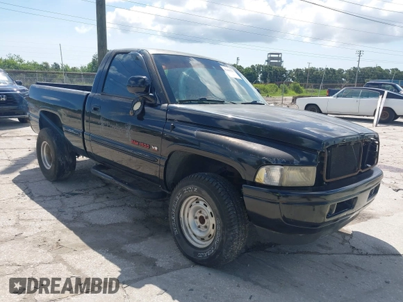 1998 Dodge 1500 z VIN 1B7HF16ZXWS574406, wystawiony jako IAAI lot #42409277 z przebiegiem 168 959 mil mil oraz . Historia ofert i sprzedaży dostępna na DreamBid. Obrazek 1.