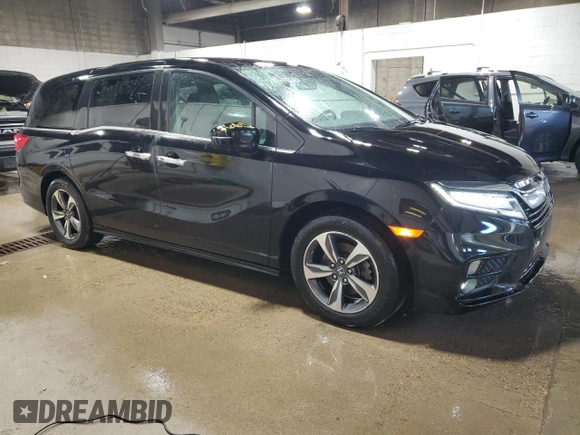 2018 Honda Odyssey Touring with VIN 5FNRL6H85JB049466, listed as a Copart auction lot 49882725 with 78,639 mi miles and Salvage Title. Bid and sale history available at carsss.com. Image 4.