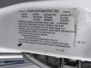 2001 Chevrolet Tracker LT with VIN 2CNBE634716940361, listed as a IAAI auction lot 42518865 with 142,369 mi miles and . Bid and sale history available at DreamBid. Image 9.