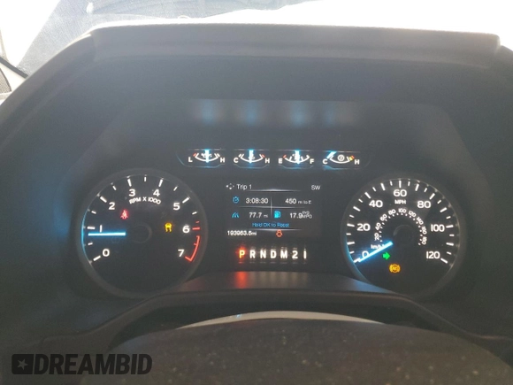 2016 Ford F-150 XLT with VIN 1FTFX1EF4GFB52587, listed as a Copart auction lot 60101035 with 193,963 mi miles and Salvage title. Bid and sale history available at DreamBid. Image 9.