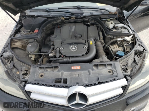 2012 Mercedes-Benz C 250 with VIN WDDGJ4HB5CF926541, listed as a Copart auction lot 59483464 with 81,435 mi miles and Clean title. Bid and sale history available at DreamBid. Image 11.