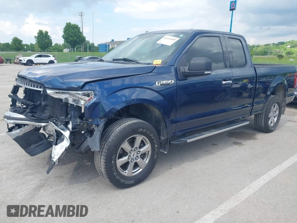 2018 Ford F-150 XL with VIN 1FTFX1E53JFB54183, listed as a IAAI auction lot 42224389 with 62,782 mi miles and . Bid and sale history available at DreamBid. Image 2.