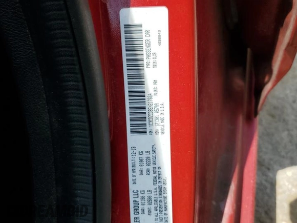 2014 Dodge Avenger SXT z VIN 1C3CDZCG8EN217664, wystawiony jako Copart lot #47544525 z przebiegiem 70 032 mil mil oraz Nie do naprawy • Non repairable. Historia ofert i sprzedaży dostępna na DreamBid. Obrazek 13.