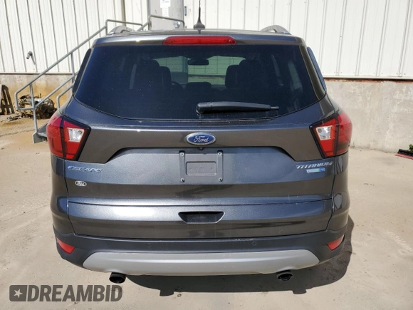 2019 Ford Escape Titanium with VIN 1FMCU9J91KUA15536, listed as a Copart auction lot 49584235 with 158,014 mi miles and Clean Title. Bid and sale history available at carsss.com. Image 6.
