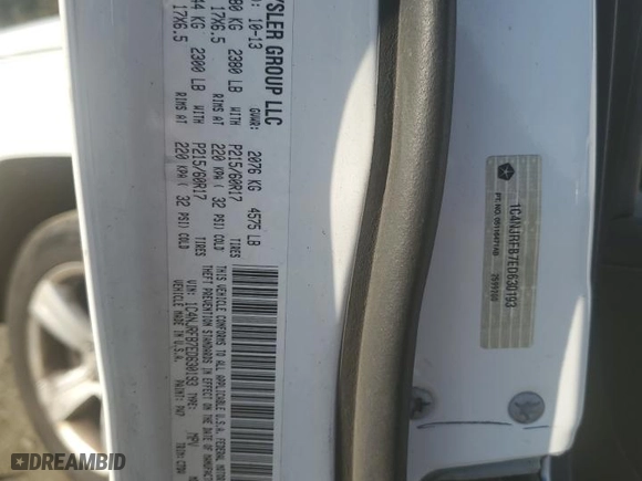 2014 Jeep Patriot Latitude with VIN 1C4NJRFB7ED630193, listed as a Copart auction lot 50415355 with 175,563 mi miles and Salvage Title. Bid and sale history available at carsss.com. Image 13.